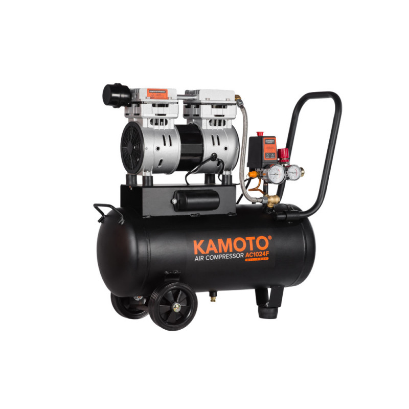 Компрессор 750W 8 Bar AC1024F Kamoto (безмаслянный)
