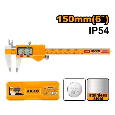 Штангенциркуль электронный  150мм INGCO HDCD28150