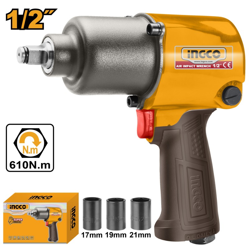 Гайковёрт пневматический INGCO 1/2 AIW12562