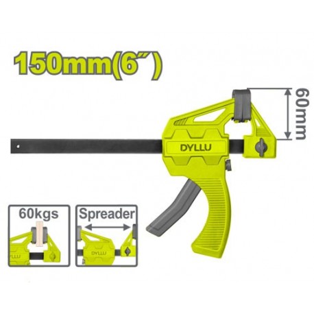 Быстрозажимная струбцина 60x150мм DYLLU DTCP4306