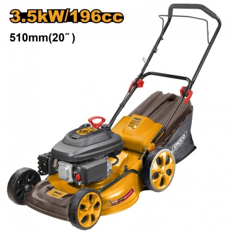 Бензиновая газонокосилка INGCO 4T 3.5kW 4.8HP GLM196201
