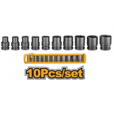 Набор ударных головок 10-24mm INGCO HKISSD12101