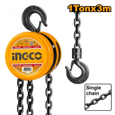 Таль ручная цепная 1T*3m INGCO HCBK0101