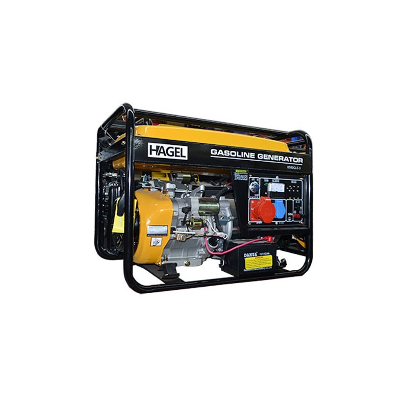Генератор HAGEL 7500CLE-3 бензин + ATS 5 кВт 380/220 В