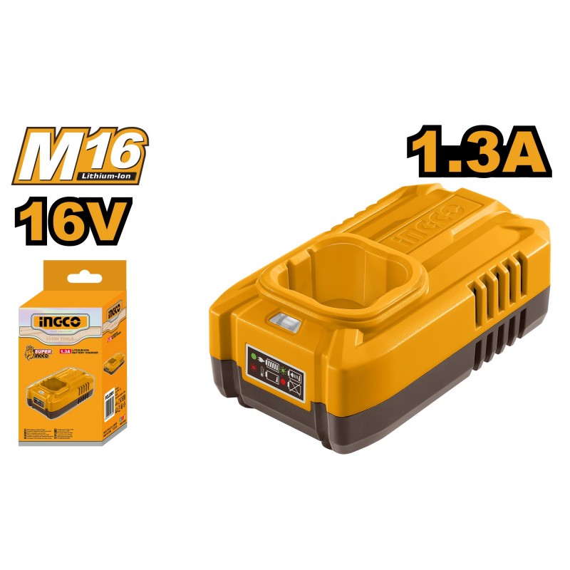 Зарядное устройство 16V 1.3A I INGCO FCLI1613