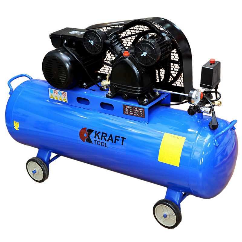 Компрессор 2200W 8 Bar KT100L2C  KraftTool
