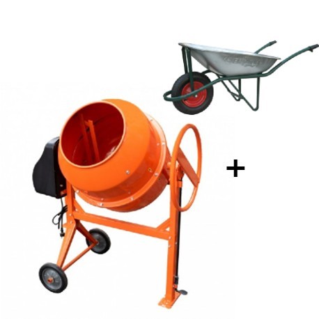 Набор Бетономешалка KT195L +Тачка