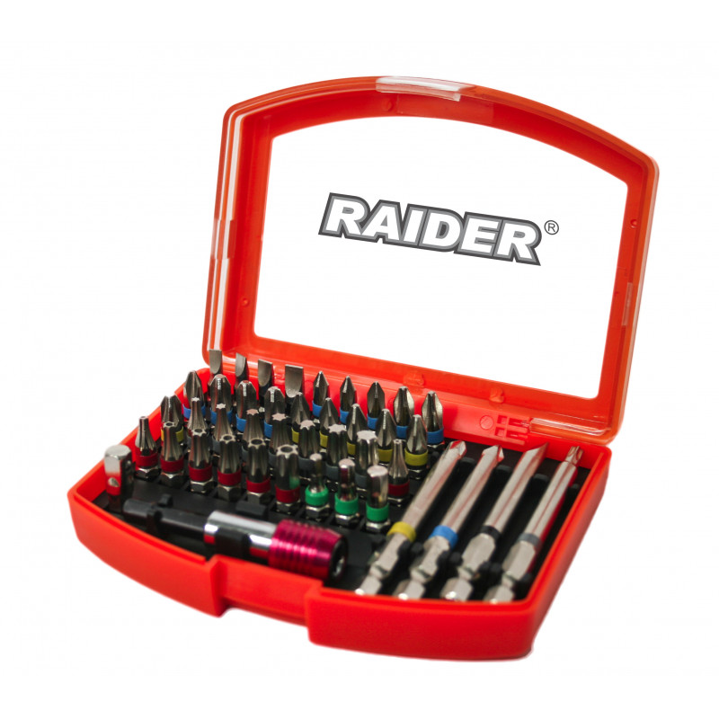 Набор насадок и магнитный держатель 1/4 42pcs RD158902 RAIDER