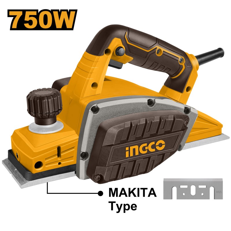 Электрорубанок 750W  INGCO PL7508