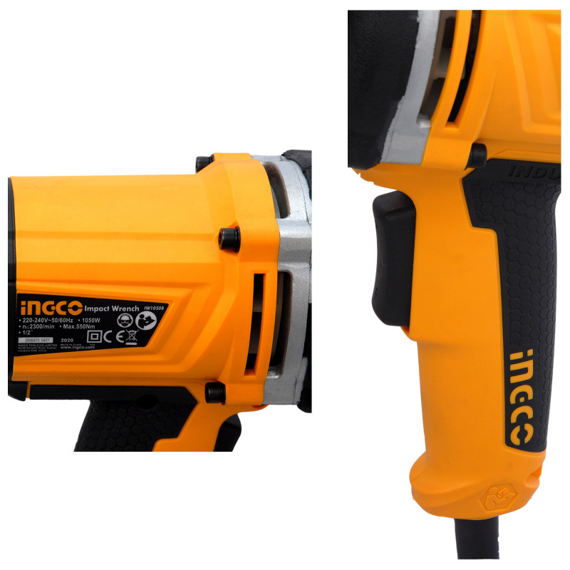 Ударный гайковерт 1050Вт 550Нм INDUSTRIAL INGCO IW10508