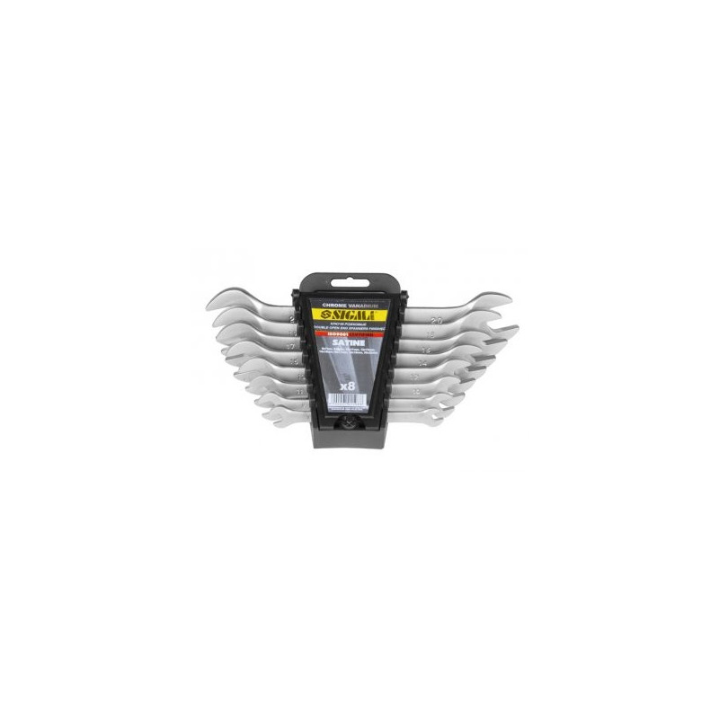 Ключи рожковые 8 buc 6-22mm Crv SATINE 701508