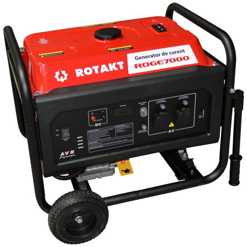 Генератор бензиновый Rotakt ROGE 7000, 7 KW