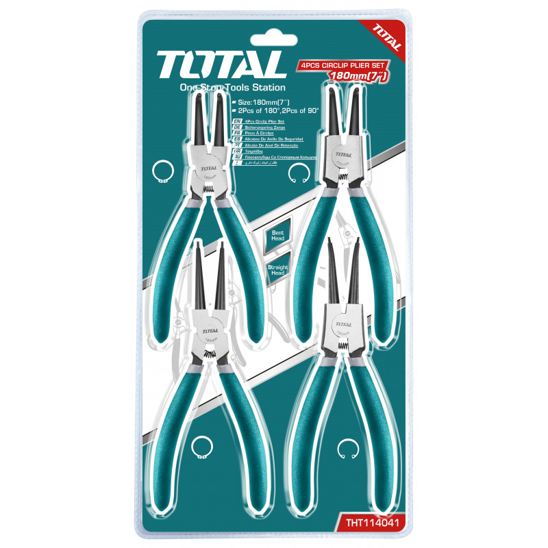 Клещи для круглых зажимов 180mm THT114041 TOTAL