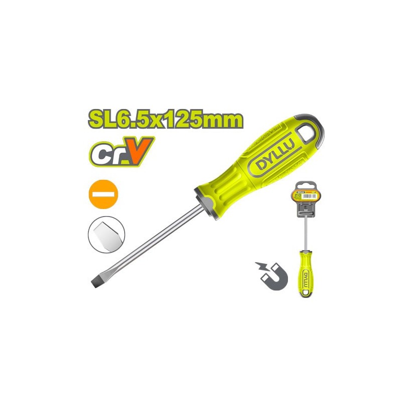 Плоская отвертка SL6.5*125мм DYLLU DTSD1265