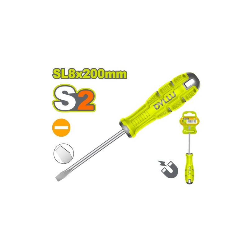 Плоская отвертка SL8*200мм DYLLU DTSDA288