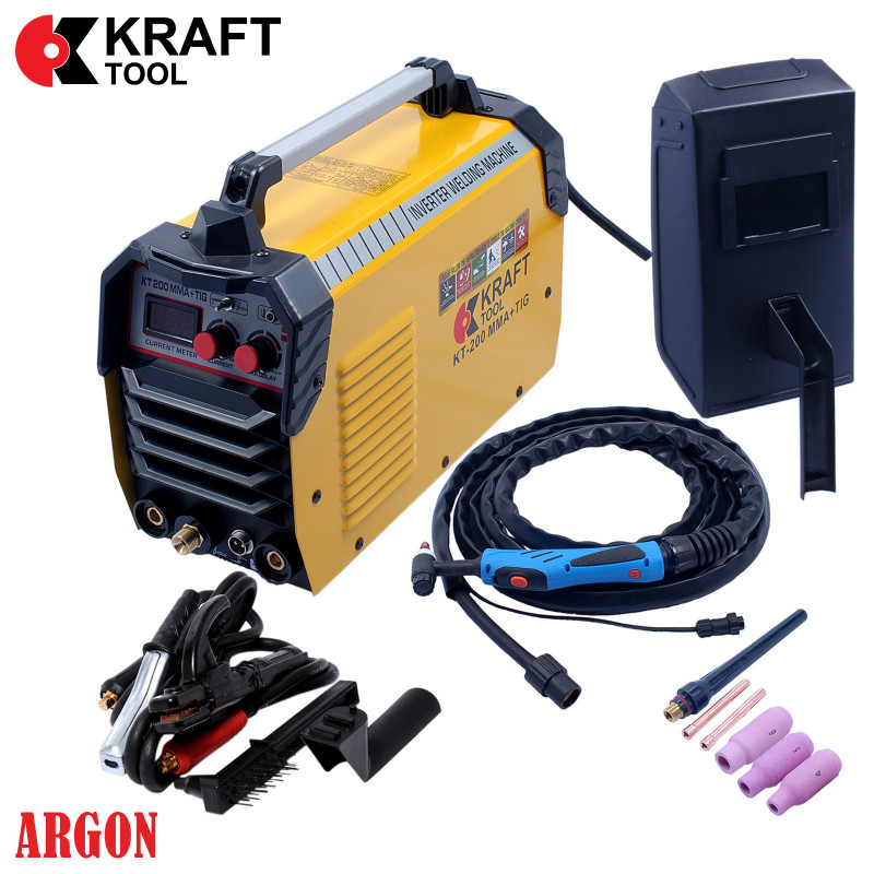 Сварочный аппарат   KT200MMA+TIG KraftTool