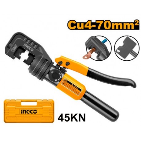 Пресс гидравлический ручной 4-70 мм2 INGCO HHCT0170