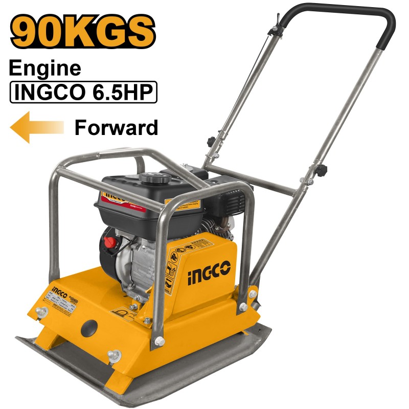 Виброплита бензиновая 6.5л.с. 90Кг  INGCO GCP100-2