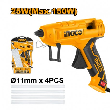 Клеевой пистолет 25W INGCO GG258