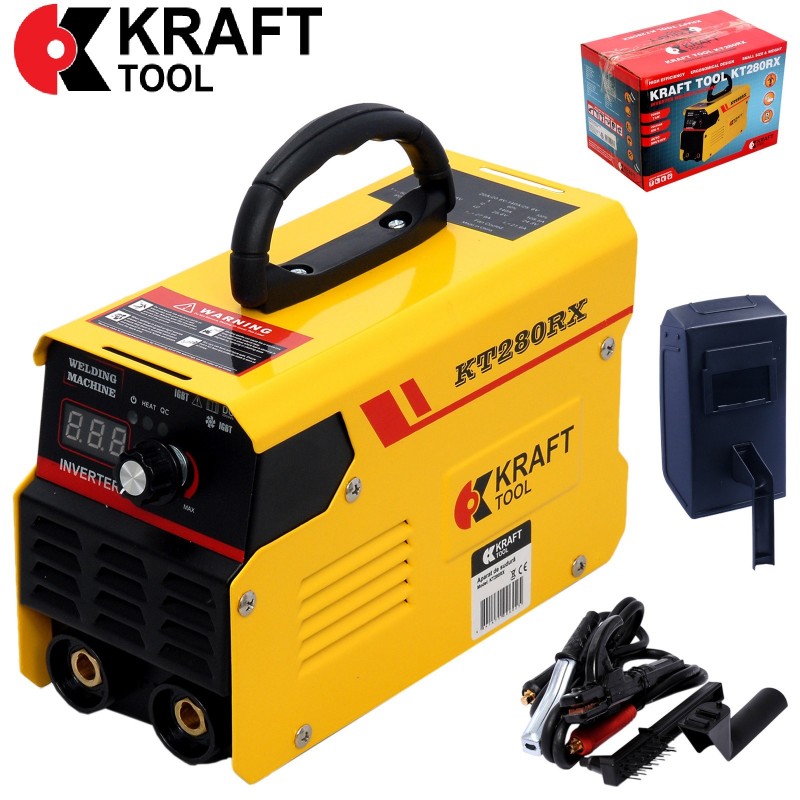 Инверторный сварочный аппарат 280A  KT280RX  KraftTool
