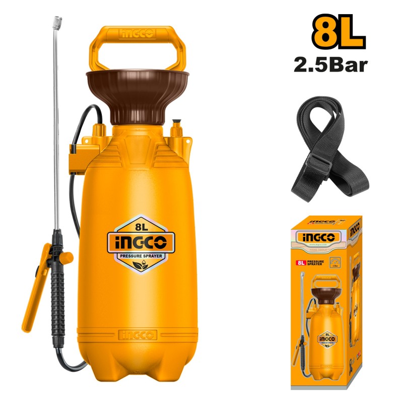 Распылитель ручной 8L 2.5bar  INGCO HSPP30802