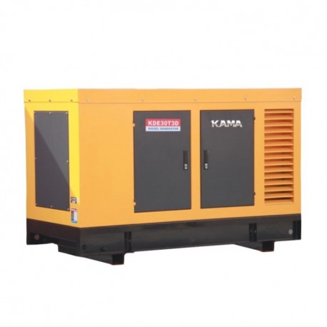 Дизельный электрогенератор Kama KDE30T3D+ATS