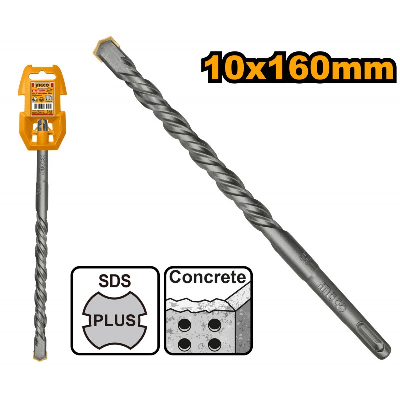 Сверло по бетонy 10х160mm SDS-Plus INGCO DBH1211002