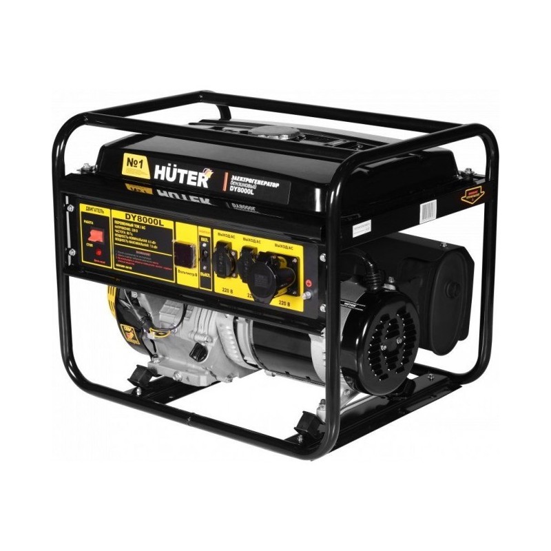 Генератор Huter DY8000L бензин 6.5 кВт 220 В